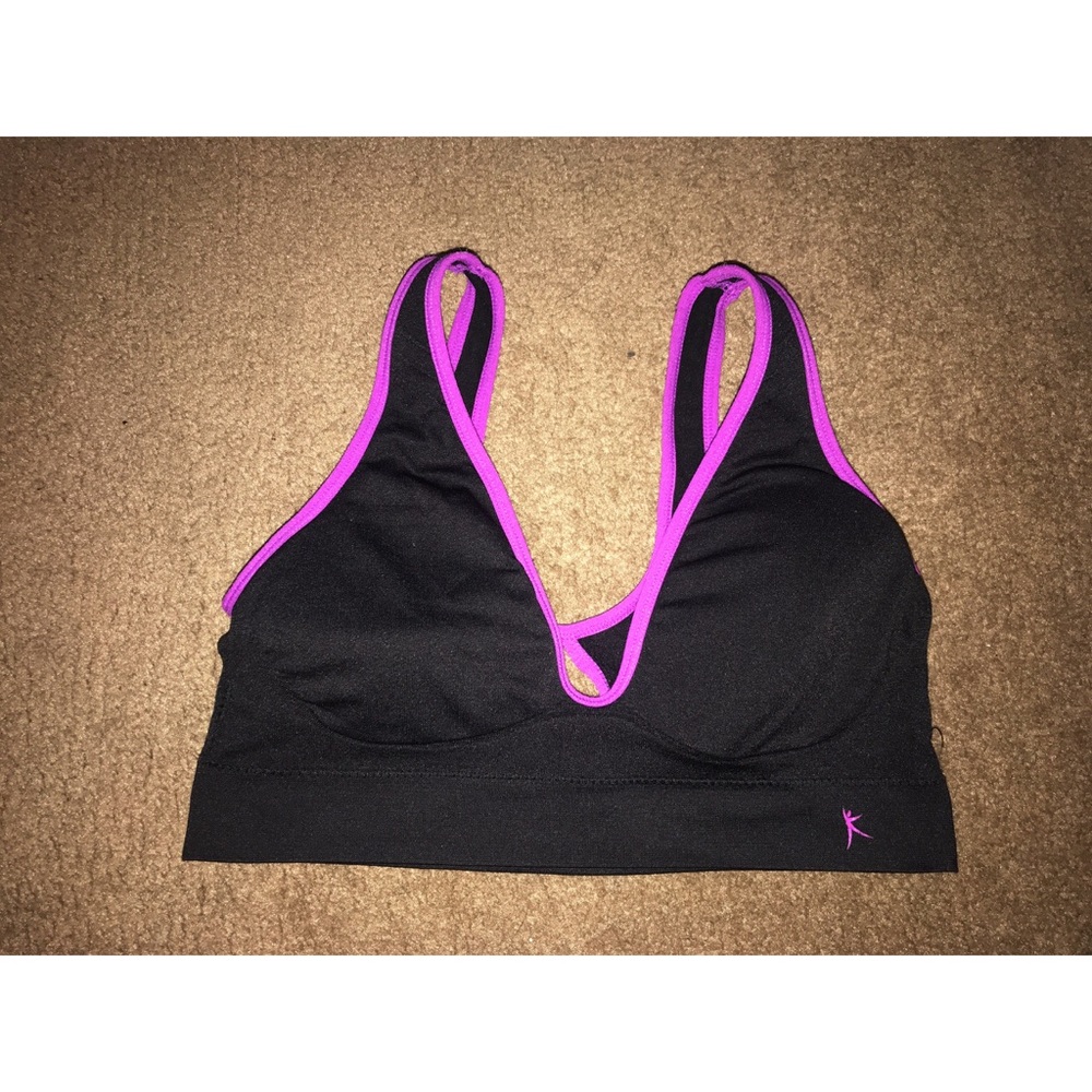 Padded V Plunge Sports Bra